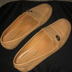 Tan Antonio Melani loafers